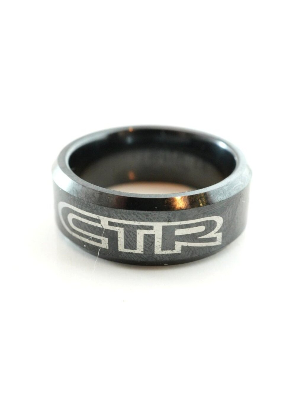 CTR Choose The Right Black Diamond Ceramic Ring Size 8 By One Moment In Time